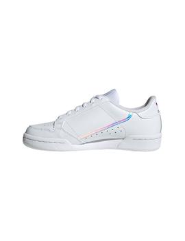 Zapatilla Junior adidas Continental 80 Blanca Brillo