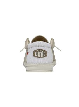 Zapato Hombre Hey Dude Wally Braided Beige