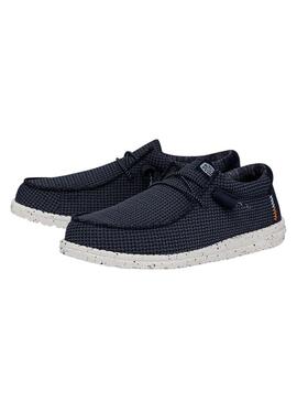 Zapato Hombre Hey Dude Wally Sport Marino