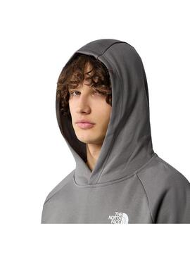 Sudadera Hombre The North Face Red Box Gris