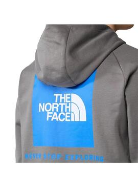 Sudadera Hombre The North Face Red Box Gris