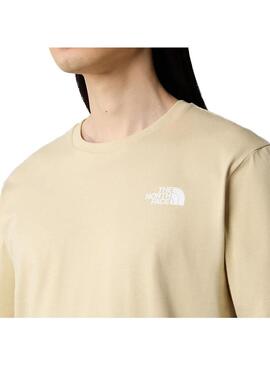 Camiseta Hombre The North Face RedBox Beige