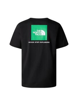 Camiseta Hombre The North Face RedBox Negra Verde