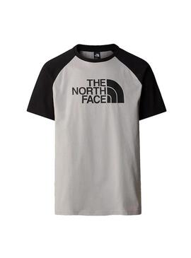 Camiseta Hombre The North Face Raglan Easy Topo Negra