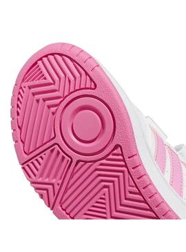 Zapatilla Niña/o adidas Hoops Blanco Rosa