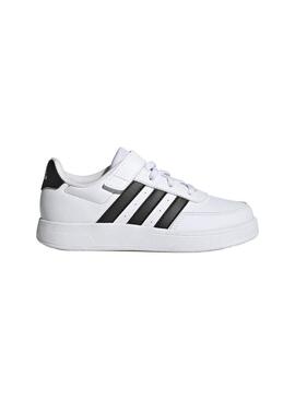 Zapatilla Niña/o adidas Breaknet Blanco Negra