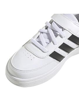 Zapatilla Niña/o adidas Breaknet Blanco Negra