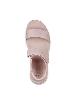 Sandalia Mujer Skechers D`Lux Rosa