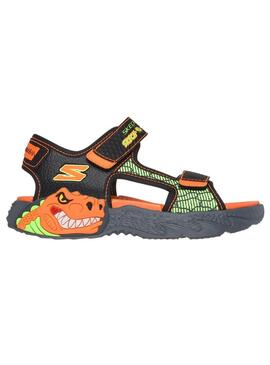 Sandalia Junior Skechers Creature Dino Multicolor