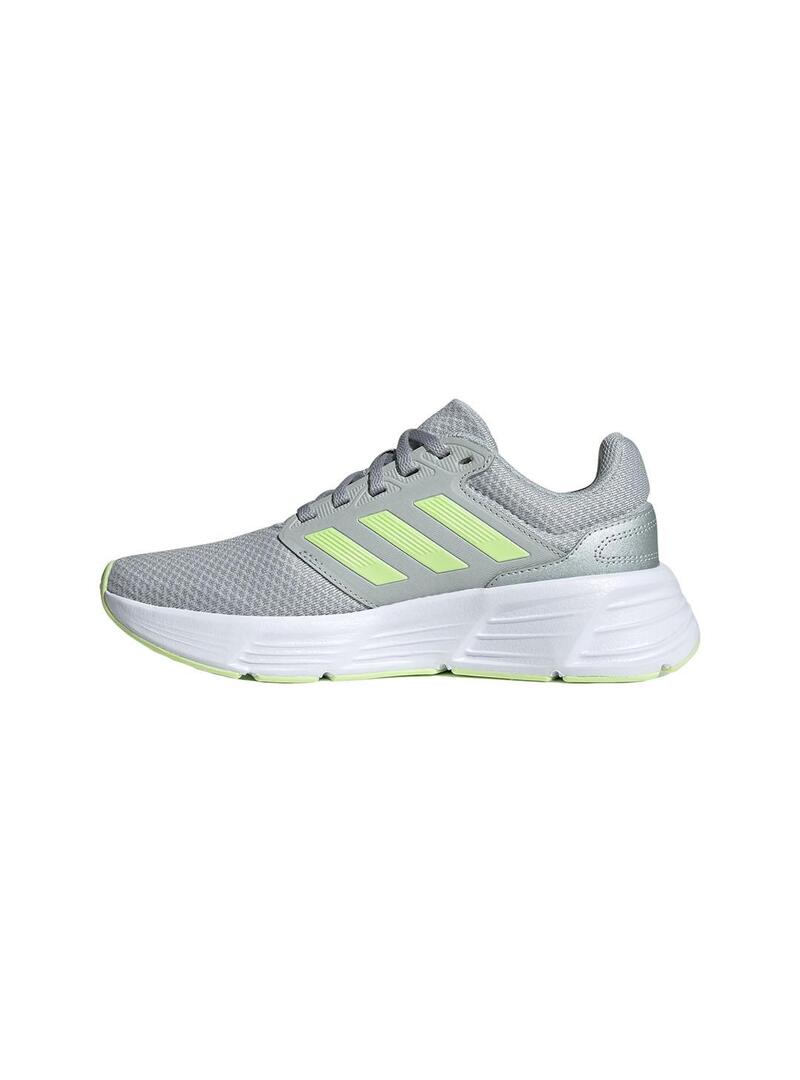 Zapatilla Junior adidas Galaxy 6 Gris Verde