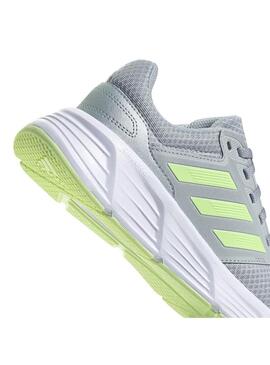 Zapatilla Junior adidas Galaxy 6 Gris Verde