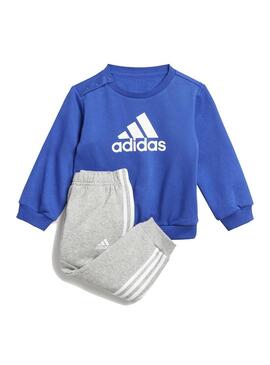 Chándal Baby Adidas Bos Logo Jog Azul/Gris