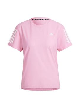 Camiseta Mujer Adidas Own The Run Rosa