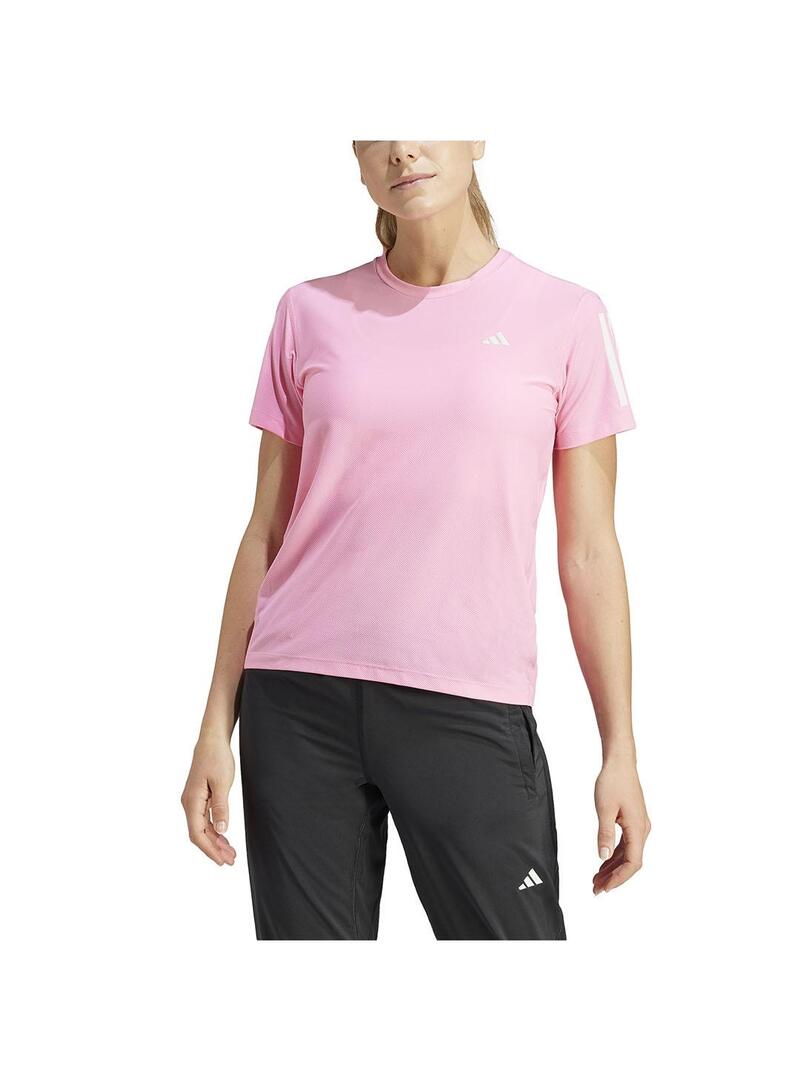 Camiseta Mujer Adidas Own The Run Rosa