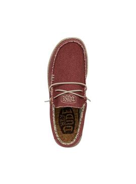 Zapato Hombre Hey Dude Wally Braided Rosado