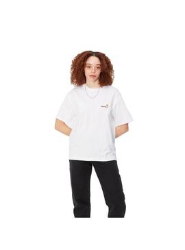 Camiseta Mujer Carhartt WIP American Script Blanca