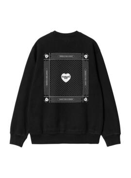 Sudaderas Hombre Carhartt WIP Heart Bandanas Negra