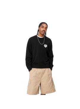 Sudadera Hombre Carhartt WIP Heart Bandanas Negra