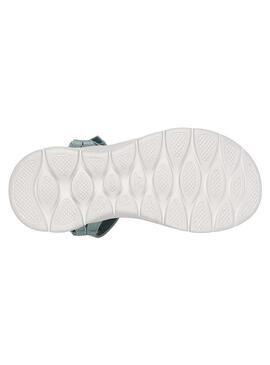 Sandalia Mujer Skechers Go Walk Flex Verde