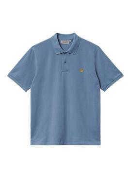 Polo Hombre Carhartt WIP Chase Pique Azul