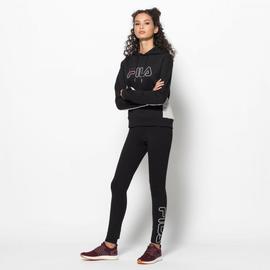 Sudadera Mujer Fila Capucha Negra