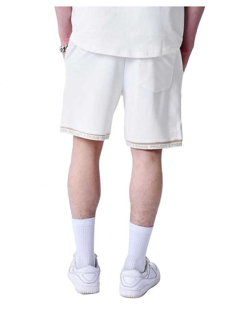 Pantalón corto Hombre ProjectxParis Blanca