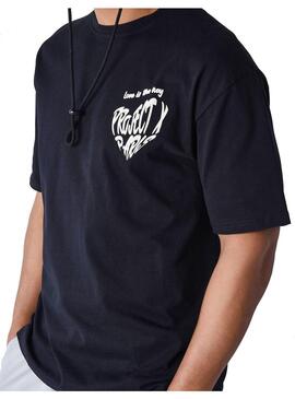 Camiseta Hombre ProjectxParis Corazón Negra