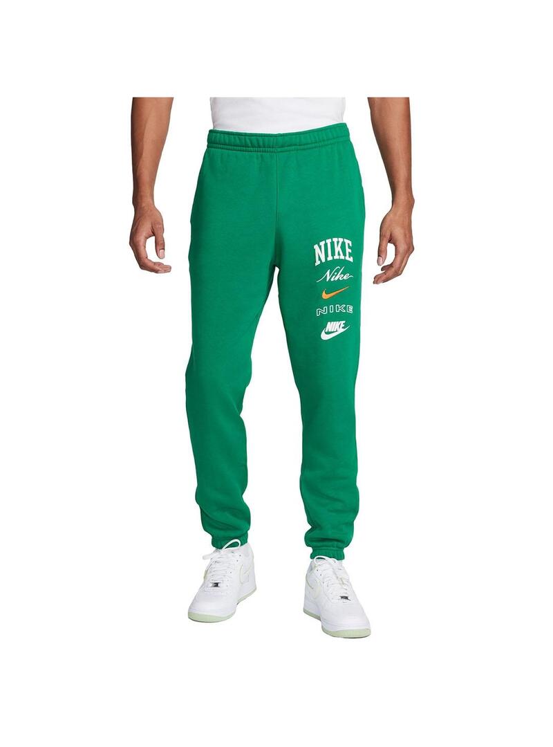 Pantalon Hombre Nike Club Verde
