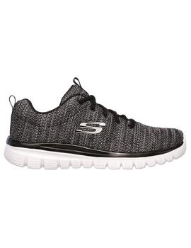 Zapatilla Mujer Skechers Graceful Gris