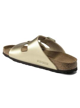 Sandalia Mujer Birkenstock Arizona BF Dorada