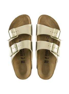 Sandalia Mujer Birkenstock Arizona BF Dorada