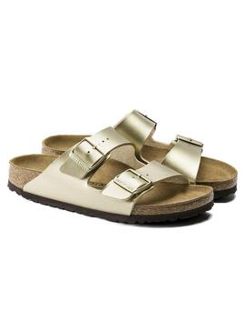 Sandalia Mujer Birkenstock Arizona BF Dorada