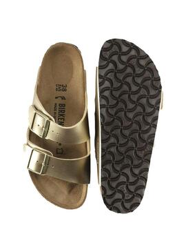 Sandalia Mujer Birkenstock Arizona BF Dorada
