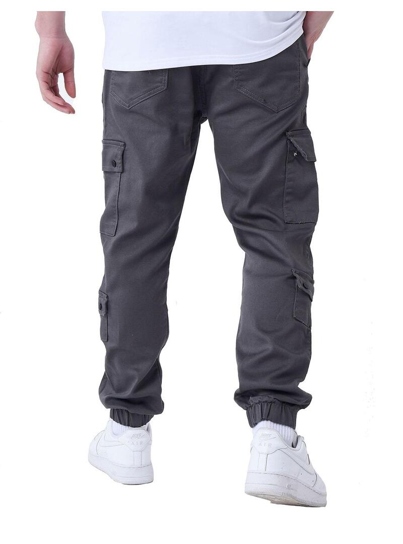 Pantalon Hombre Project X Paris Cargo Gris Oscuro