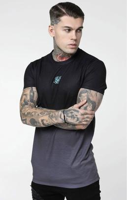 Camiseta Hombre SikSilk Box Negra