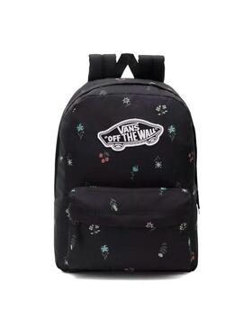 Mochila Unisex Vans Realm Negro Flores