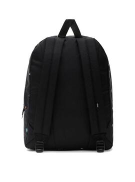 Mochila Unisex Vans Realm Negro Flores