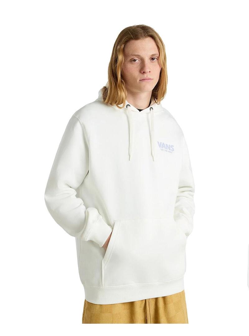 Hoodie Sudadera Blanca Vans Sudadera Con Capucha Blanco Hueso Core