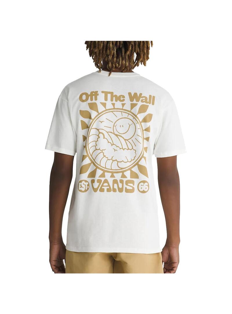 Camiseta Hombre Vans Sun and Surf Beige