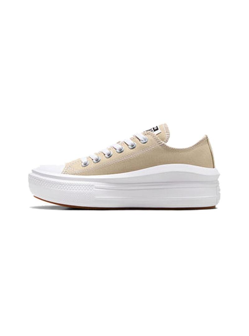 Zapatilla Mujer Converse Move OX Beige