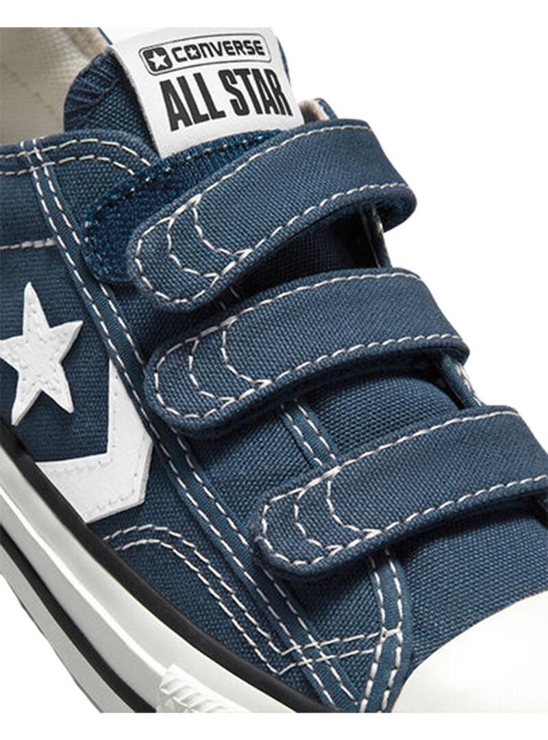 Converse azul marino niño deals