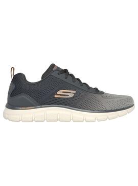 Zapatilla Hombre Skechers Track Verde/Gris