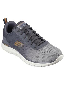 Zapatilla Hombre Skechers Track Verde/Gris