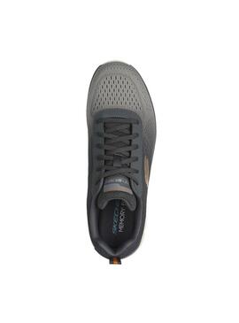 Zapatilla Hombre Skechers Track Verde/Gris