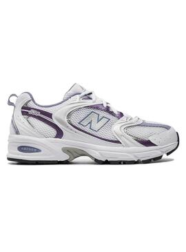 Zapatilla Mujer New Balance 530 Blanca Violeta