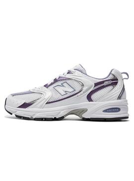 Zapatilla Mujer New Balance 530 Blanca Violeta
