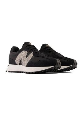 Zapatilla Mujer New Balance 327 Negra Print