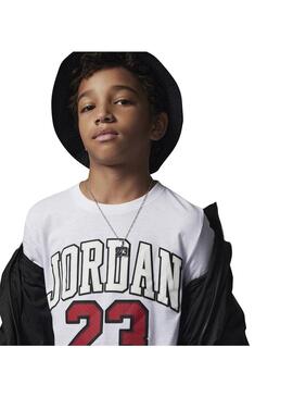 Camiseta Niño/a Nike Jordan Blanca