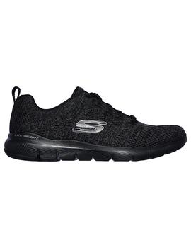 Zapatilla Mujer Skechers FLex Appeal Negro