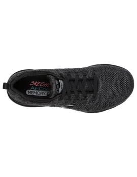 Zapatilla Mujer Skechers FLex Appeal Negro